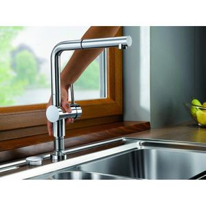 Produktbild für Küchenarmatur BLANCO LINUS-S-F, chrom
