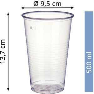 Produktbild für Trinkbecher Papstar 16133 transparent, PP