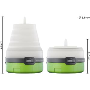 Produktbild für Campinglampe Goobay 1 Watt, mit Batterie