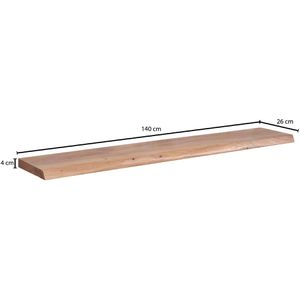 Produktbild für Wandregal Wohnling WL6.516, akazie