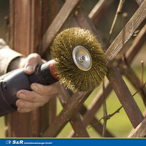 Produktbild für Drahtbürste S&amp;R 135.002.007, Set Ø28-75mm
