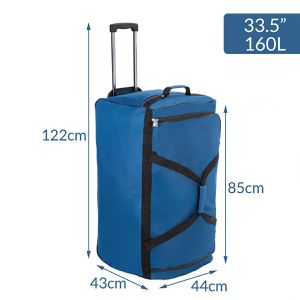 Produktbild für Reisetasche Monzana 108334, blau, 85 cm