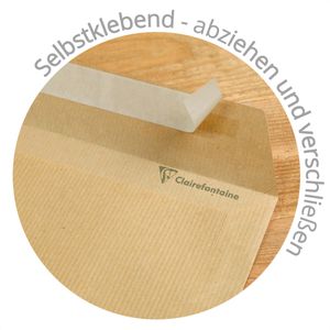 Produktbild für Versandtaschen Clairefontaine 7731C, braun, B6