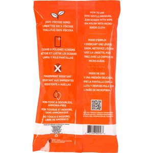 Produktbild für Reinigungstücher Whoosh Screen Shine Wipes, feucht