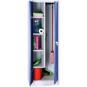 Mehrzweckschrank G-Office CLC/HD.1860, abschließbar, blau