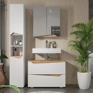 Produktbild für Badmöbel-Set Vicco Marelle, weiß, 3-teilig