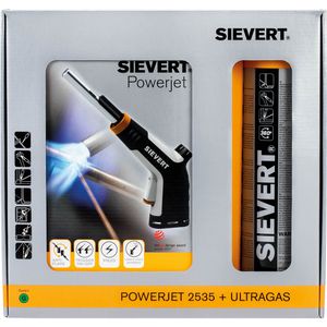 Produktbild für Lötlampe Sievert 253512, Powerjet Ultragas Brenner-Kit