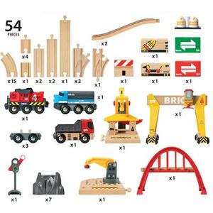 Produktbild für Spielzeugeisenbahn BRIO World Frachten Set Deluxe