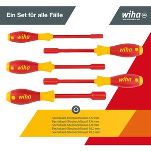 Produktbild für Schraubendreher Wiha SoftFinish electric 29466, Set