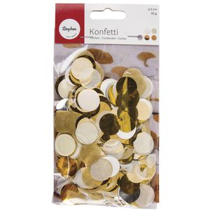 Konfetti Rayher 87099000, rund, aus Seidenpapier & Folie