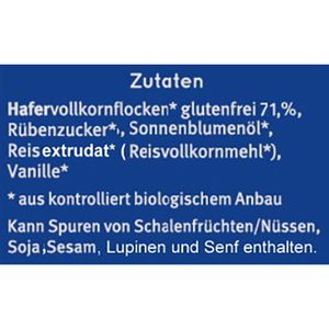 Produktbild für Müsli Bauckhof Basis Hafermüsli Crunchy, BIO