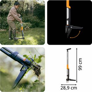 Produktbild für Unkrautstecher Fiskars Ergonomic 1080409, 1020126