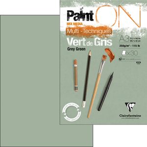 Produktbild für Zeichenblock Clairefontaine PaintON 975706C, A3
