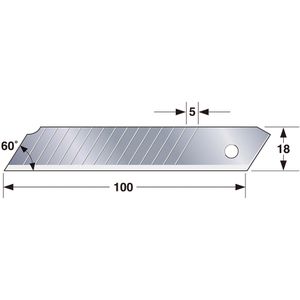 Produktbild für Cuttermesser-Klingen Tajima ENDURA, Abbrechklinge