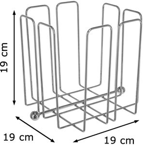Produktbild für Serviettenhalter APS Wire 11765, Metall silber