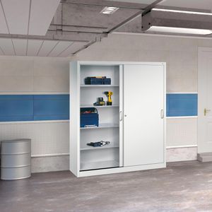 Produktbild für Werkzeugschrank CP-Möbel 2149-00, aus Metall, lichtgrau