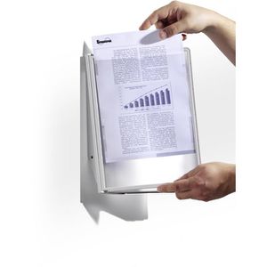 Produktbild für Sichttafelsystem Durable 5631-22 Sherpa Wall 10 A4