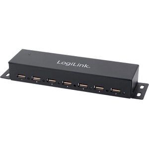 USB-Hub LogiLink UA0148, mit Metallgehäuse