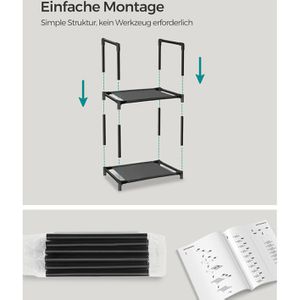 Produktbild für Schuhregal Songmics LSR110B02, aus Metall