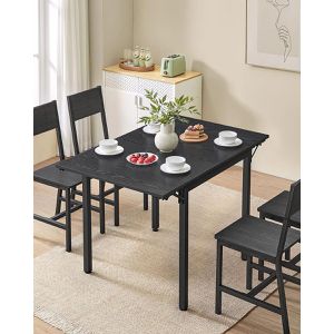 Produktbild für Esstisch Vasagle KDT077B03, schwarz