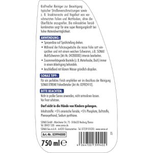 Produktbild für Kunststoffreiniger Sonax Xtreme, FolienReiniger