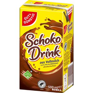 Produktbild für Milchdrink Gut&amp;Günstig Schoko-Drink, im Trinkpäckchen