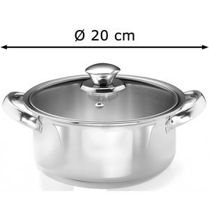 Produktbild für Topfset KING Silver Line, Edelstahl