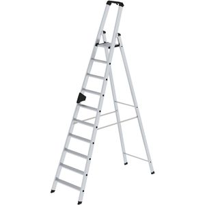 Produktbild für Stehleiter MUNK 40110, nivello-Leiterfüße, mit Plattform