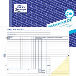 Wochenbericht Zweckform 1311, A5 quer