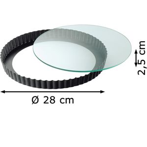 Produktbild für Backform Kaiser Inspiration, Tarte- und Quicheform, aus Stahl