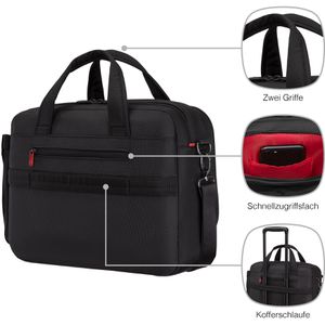 Produktbild für Laptoptasche Wenger Cosmic Brief, 653497, schwarz
