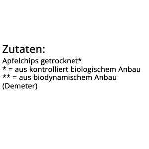 Produktbild für Trockenfrüchte Naturata Apfelchips, ungeschwefelt, BIO