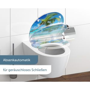 Produktbild für WC-Sitz Schütte Carribean 82363, oval, aus Duroplast