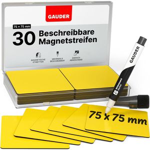Produktbild für Magnetschilder Gauder ME-75x75, gelb