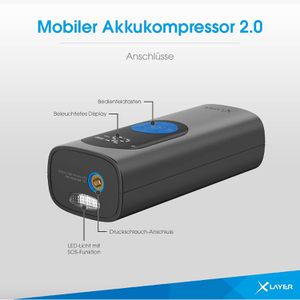 Produktbild für Luftpumpe XLayer 220179, mit Akku