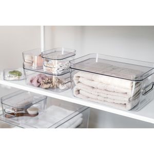 Produktbild für Aufbewahrungsbox Smartstore Compact Clear Slim, 1,3 L