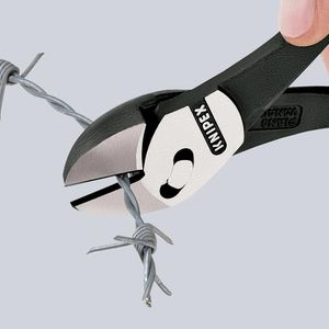 Produktbild für Seitenschneider Knipex 7371180 TwinForce,Kraft-Seitenschneider