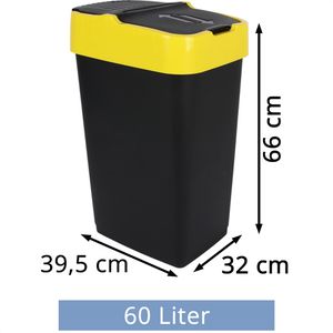 Produktbild für Mülleimer Spetebo 22302, farbig sortiert