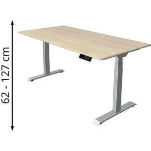 Schreibtisch Kerkmann Move 1 stable, ahorn / silber