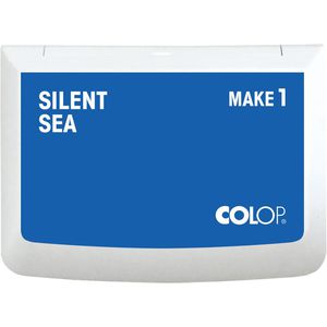 Produktbild für Stempelkissen Colop Make 1, für Büro und Kreativprojekte, blau