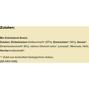 Produktbild für Cracker Dr.Kargs Vollkorn Snack, BIO