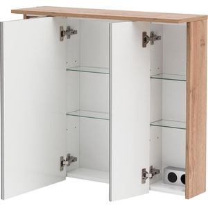 Produktbild für Spiegelschrank Schildmeyer Nora 142530, eiche