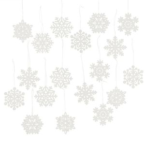 Produktbild für Weihnachtsbaumschmuck Frank-Flechtwaren 222110, weiß, 7 cm