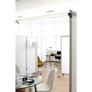 Produktbild für Stellwand Paperflow CR01X2.00, auf Rollen, 2-teilig