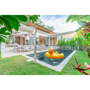Produktbild für Gartendusche vidaXL 48200 Quadratisch, Kaltwasserdusche silber