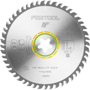 Produktbild für Kreissägeblatt Festool Wood Fine Cut HW 190x2,4 FF W48
