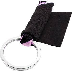 Produktbild für Schlüsselband Webbomb Tubular, rosa/schwarz