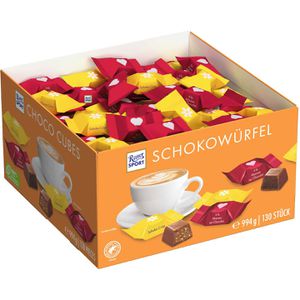Produktbild für Minischokolade Ritter-Sport Choco Cubes Mix