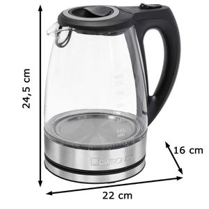 Produktbild für Wasserkocher Clatronic WKS 3744 G, transparent