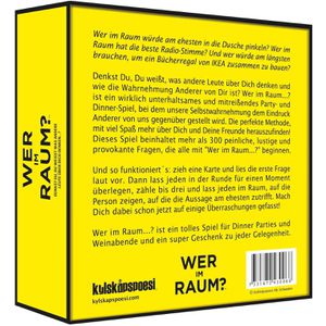 Produktbild für Kartenspiel Kylskapspoesi 430066, Wer im Raum